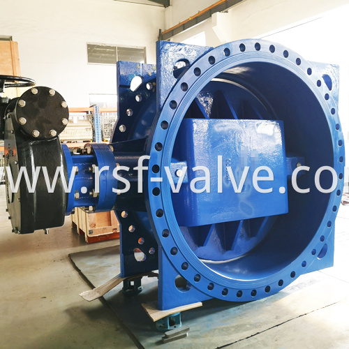 Dn1600 Pn16 Double Eccentric Butterfly Valve